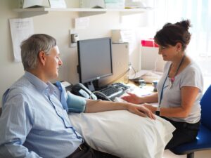 Blood pressure reading
